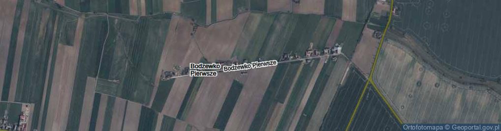 Zdjęcie satelitarne Bodzewko Pierwsze ul.